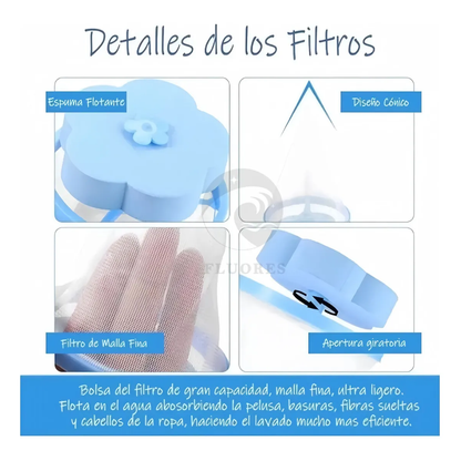 Filtro Atrapa Pelo Reutilizable para Lavadora