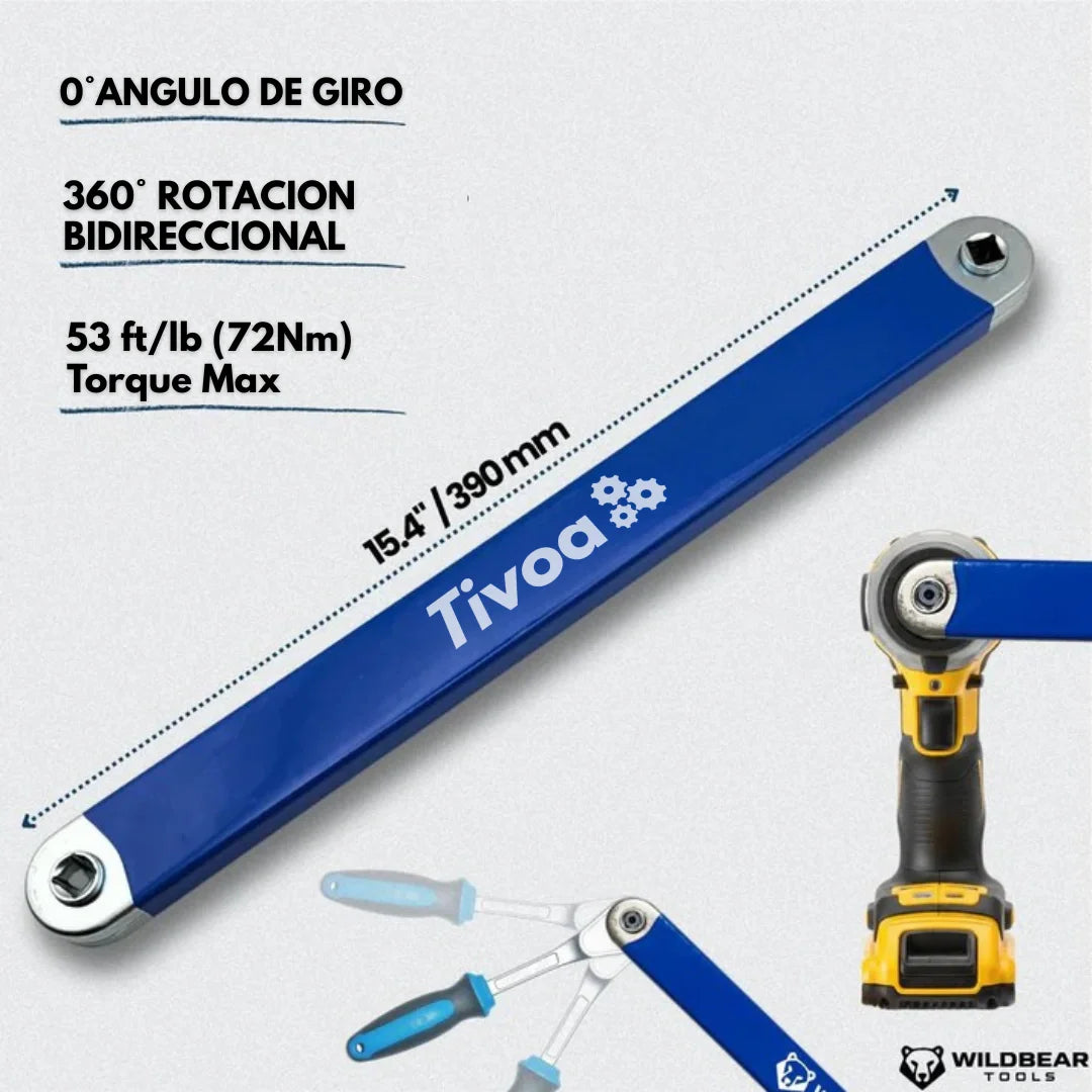 Llave Extensora 360° de Alto Rendimiento